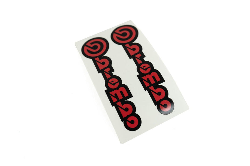 "Brembo" Brake Caliper High Temp Stickers - Custom Color Printed - StickerFab