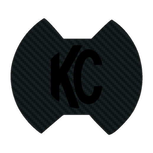 KC HiLITES 6" SlimLite LED Cover Overlays - Universal - StickerFab