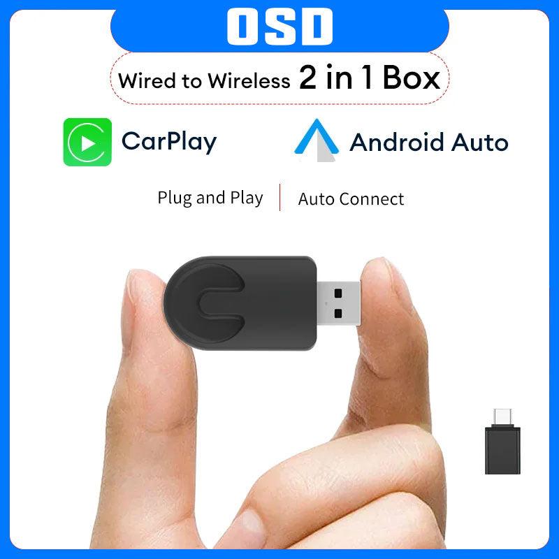 OSD Carplay / Android Auto Wireless Adapter fits 2021+ Bronco Sport / Maverick / WRX / STI / BRZ / GR86 - StickerFab