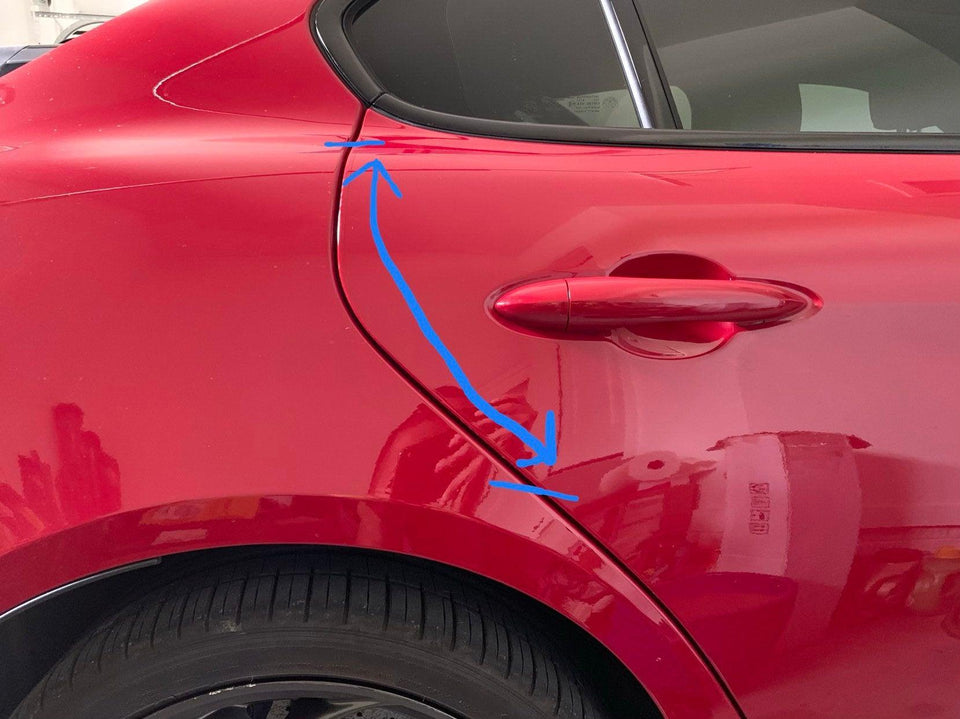 Clear Door Edge Guard Protection (Set of 4) Alfa Romeo Giulia - 2017+ - StickerFab