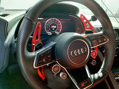 CNC Audi DSG Shifter Paddle Extensions - 17 R8 V10+ RS3 TTRS RS5 - StickerFab