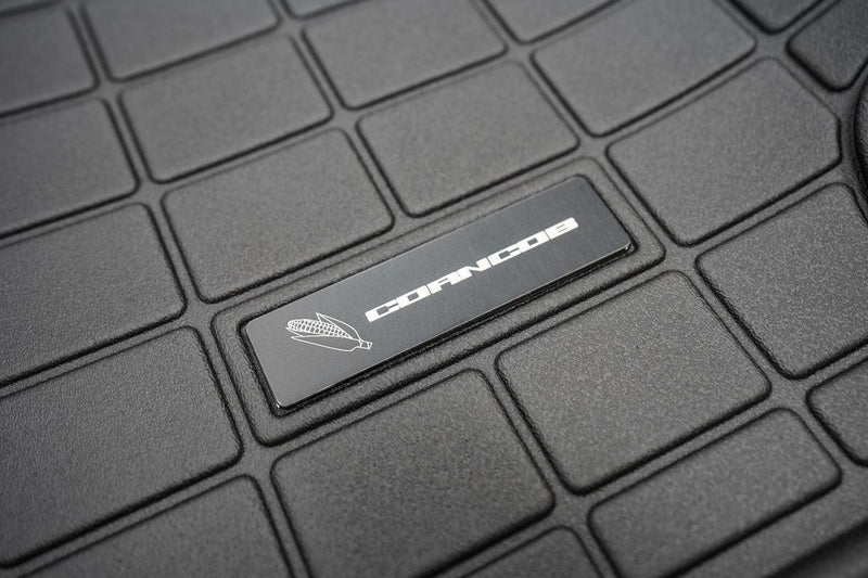 CORNCOB Logo Emblem for Weathertech All Weather Floor Mats (Metal Etched) - Universal - StickerFab