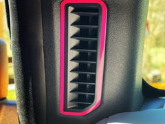 Defroster Vent Outline - 2021+ Bronco - StickerFab