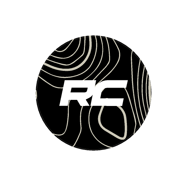 RC 3.5" Black Series Topo Round Cover Overlays - Universal - StickerFab