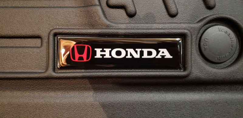 Domed Honda Emblem Inserts for Weathertech Floor Mats (Single) - StickerFab