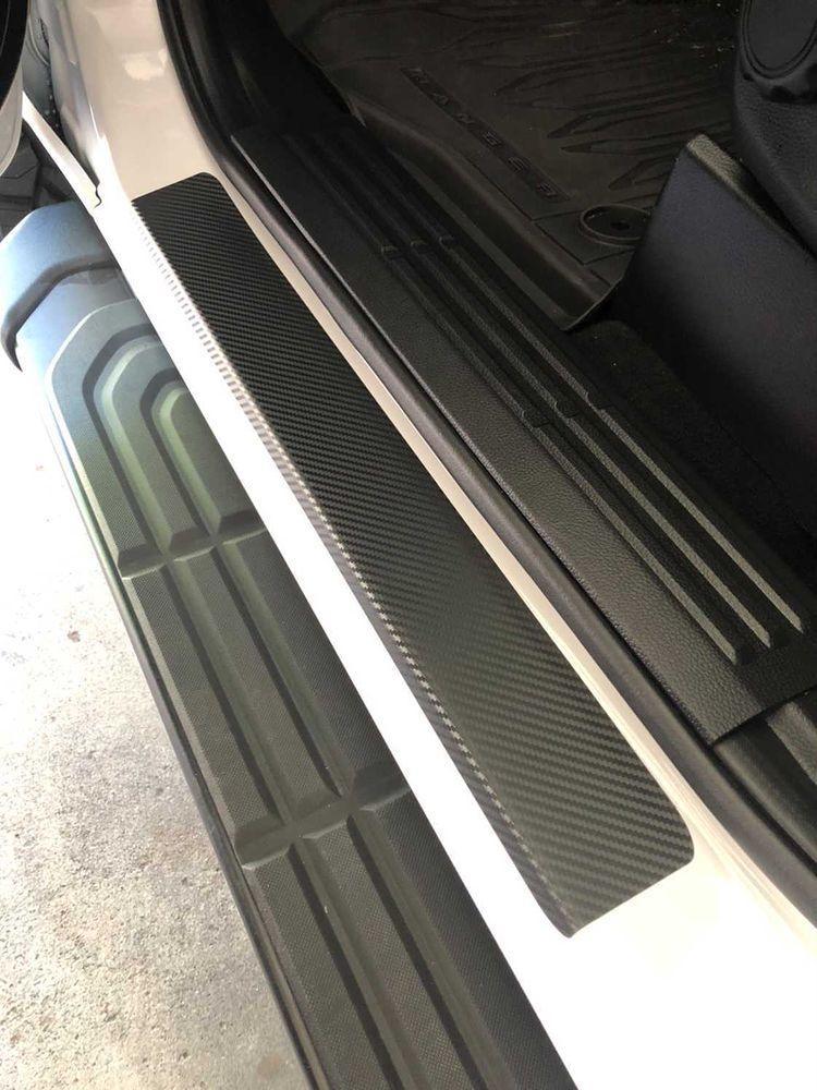 Door Sill Protectors - 2019+ Ford Ranger SuperCrew - StickerFab