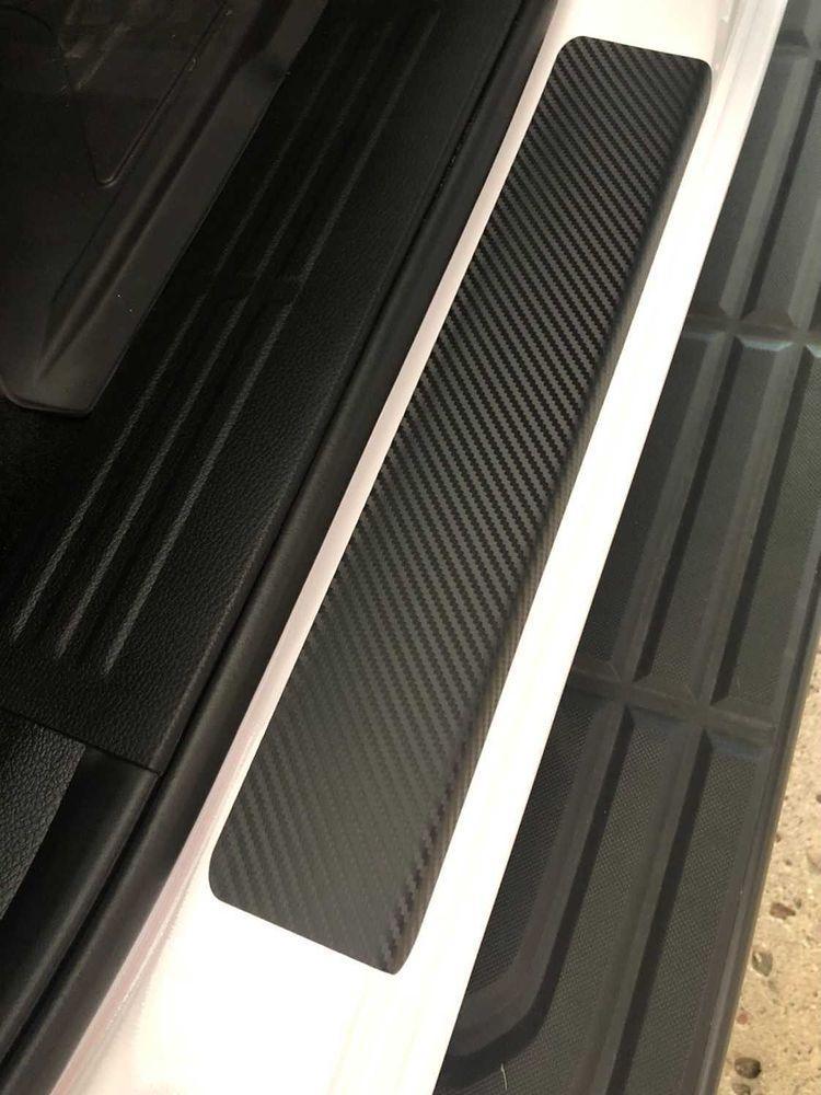 Door Sill Protectors - 2019+ Ford Ranger SuperCrew - StickerFab