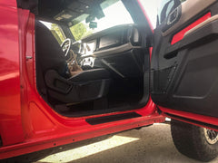 Door Sill Protectors - 2021+ Bronco 2 Door - StickerFab