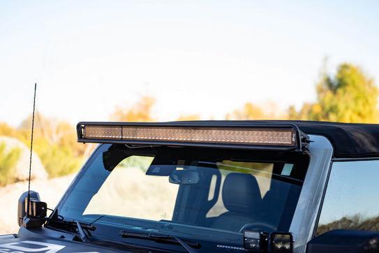 DV8 50"/52" LED Roof Light Bar Mount (or 16x 3" Pod Lights) - 2021+ Bronco - StickerFab