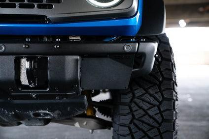 DV8 License Plate Relocation Bracket for OEM HD Modular Bumper - 2021+ Bronco (non-Raptor) - StickerFab