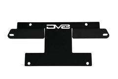 DV8 License Plate Relocation Bracket V2 Center for OEM HD Modular Bumper - 2021+ Bronco (non-Raptor) - StickerFab