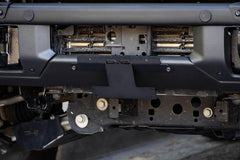 DV8 License Plate Relocation Bracket V2 Center for OEM HD Modular Bumper - 2021+ Bronco (non-Raptor) - StickerFab