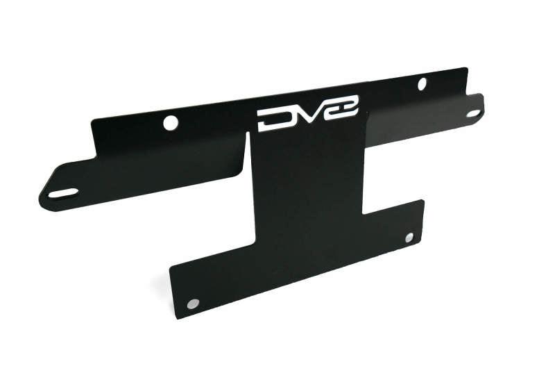 DV8 License Plate Relocation Bracket V2 Center for OEM HD Modular Bumper - 2021+ Bronco (non-Raptor) - StickerFab