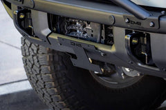 DV8 License Plate Relocation Bracket V2 Center for OEM HD Modular Bumper - 2021+ Bronco (non-Raptor) - StickerFab