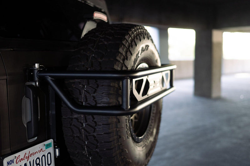 DV8 Offroad Spare Tire Guard and Accessory Mount - 2021+ Bronco (Non-Raptor) - StickerFab