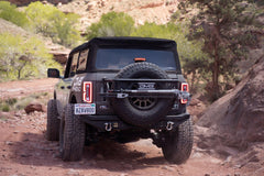 DV8 Offroad Spare Tire Guard and Accessory Mount - 2021+ Bronco (Non-Raptor) - StickerFab