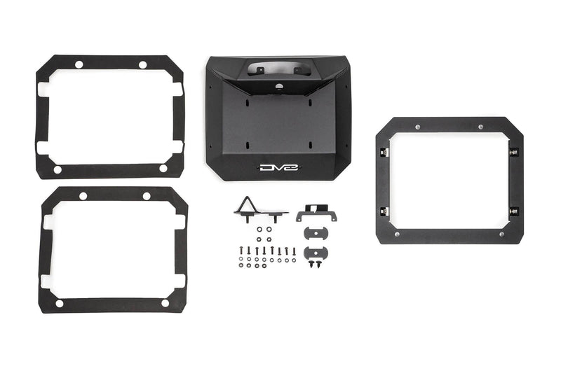 DV8 Spare Tire Delete / Rear License Relocation Bracket - 2021+ Bronco (Non Raptor) - StickerFab