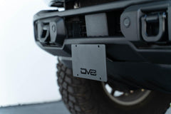 DV8 V1 License Plate Relocation Bracket for Capable Bumper - 2021+ Bronco - StickerFab