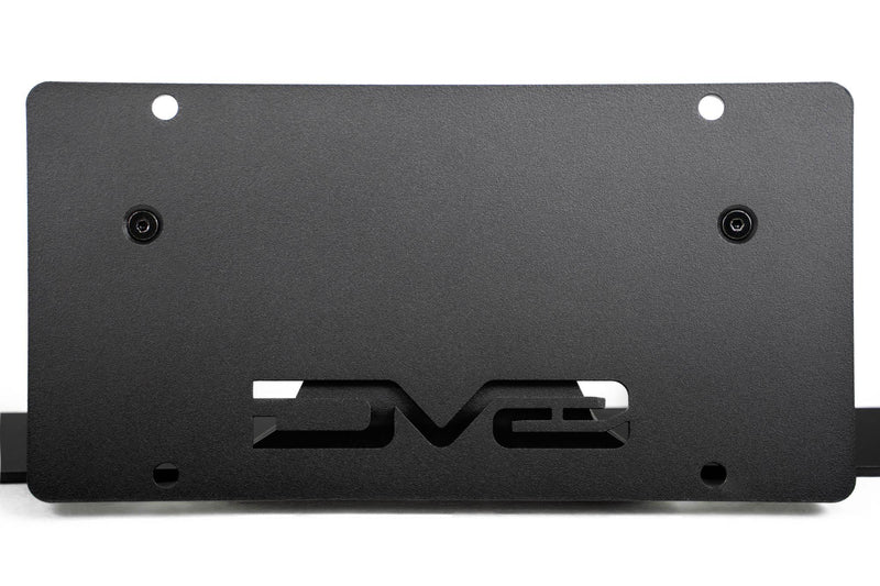 DV8 V2 Slanted License Plate Relocation Bracket for Capable Bumper - 2021+ Bronco - StickerFab