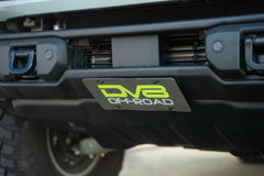 DV8 V2 Slanted License Plate Relocation Bracket for Capable Bumper - 2021+ Bronco - StickerFab