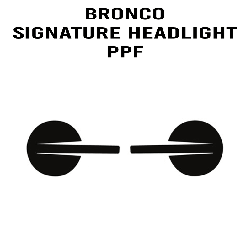 eXpert Signature Headlight Paint Protection Film (Clear PPF) - *2021+ Bronco - StickerFab