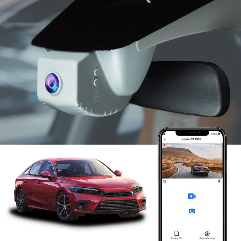 Fitcamx Integrated OE Style 4K Dashcam- 2022+ Integra / Civic - StickerFab