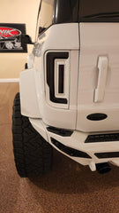 Flush Mount Tail Light Overlays - 2021+ Bronco (w/ Oracle Tails) - StickerFab