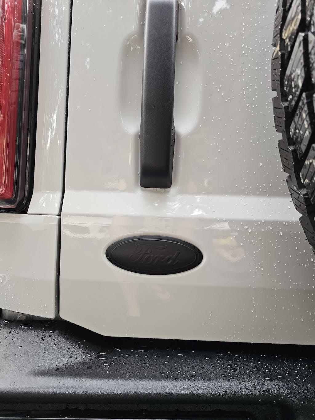 Ford Bronco Rear Oval Emblem Overlay - 2021-2023 Bronco / Bronco Sport –  StickerFab