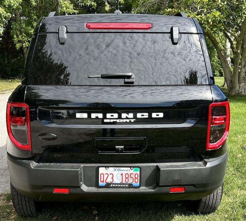 Ford Bronco Rear Oval Emblem Overlay (Tint or Solid) - 2021-2024 Bronco / Bronco Sport - StickerFab