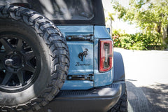 Ford OEM Gloss Black Bucking Bronco Pony for Tailgate (M2DZ-7842528-B) - 2021+ Bronco - StickerFab