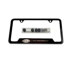 Ford Performance Black Stainless Steel License Plate Frame - StickerFab