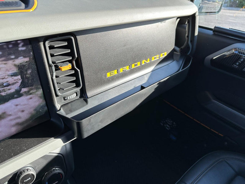 G.A.S. Passenger Dash Storage Bin - 2021+ Bronco - StickerFab