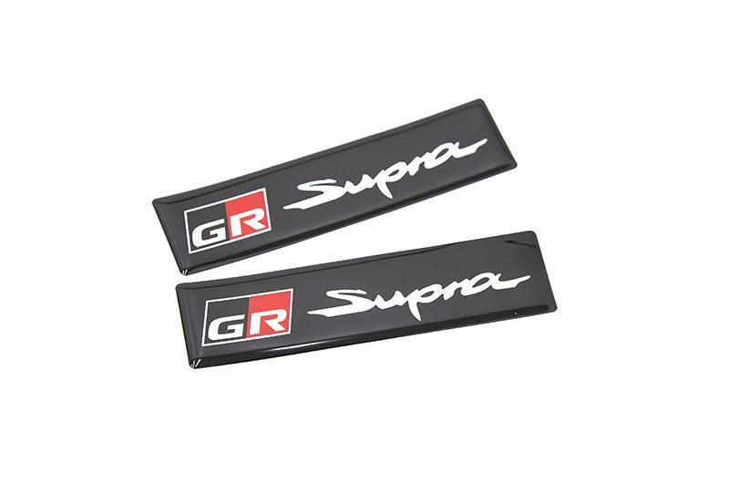 GR Supra Emblem Inserts for Weathertech Floor Mats (Single) - 2020+ Supra - StickerFab