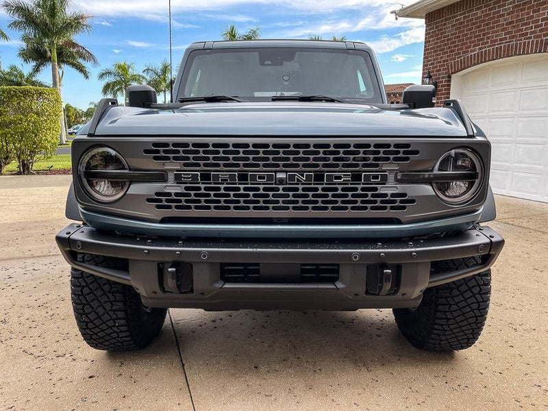 Headlight Bucket Inlays - 2021+ Bronco Badlands / WildTrak / First Edition - StickerFab