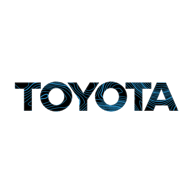 "TOYOTA" Topo Rear Tailgate Emblem Overlays - 2024+ Land Cruiser