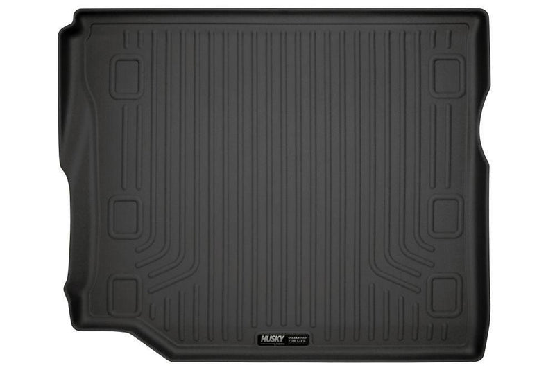 Husky Liners Rear Cargo Liner - 2018+ Wrangler JL Unlimited (Flat Load Floor w/ Subwoofer) - StickerFab