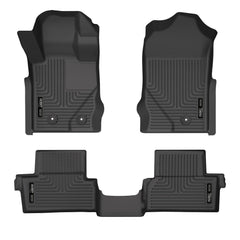 Husky Liners Weatherbeater Front and 2nd Row Floor Liners - 2021+ Bronco 2 Door - StickerFab