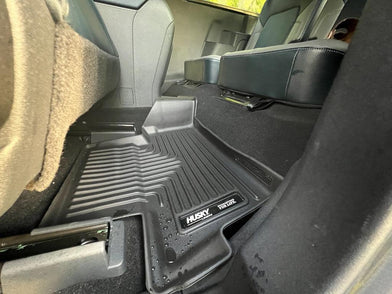 Husky Liners Weatherbeater Front and 2nd Row Floor Liners 2021 Bron StickerFab