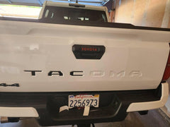 Tailgate Inlay Letters (Standard Vinyl) fits 2024+ Tacoma - StickerFab