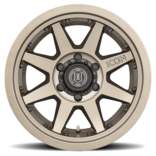 ICON Rebound Pro 17x8.5 6x135 6mm Offset 5in BS 87.1mm Bore Bronze Wheel - 2022+ Bronco Raptor - StickerFab