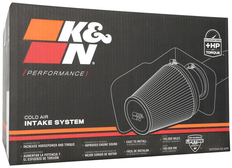 K&N F/I Dryflow Performance Air Intake System - 2021+ Bronco 2.7L - StickerFab