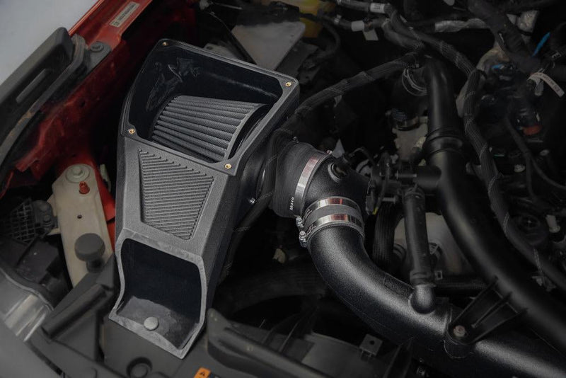 K&N F/I Dryflow Performance Air Intake System - 2021+ Bronco 2.7L - StickerFab