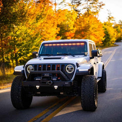 KC HiLiTES FLEX ERA 3 Dual Mode SAE Fog Lights - 2018+ Wrangler JL (w/ Steel Bumper) - StickerFab