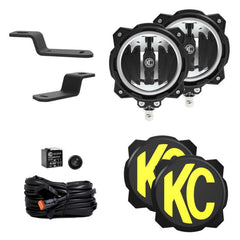 KC HiLiTES Gravity LED Pro6 Wide-40 2-Light Sys Ditch Light Kits - 2021+ Bronco - StickerFab