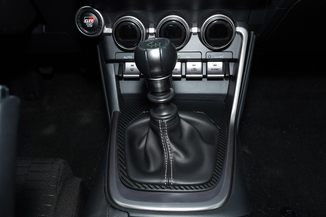 Manual Shifter Part 1 Trim 3D Carbon Overlay fits 2022+ BRZ / GR86 - StickerFab