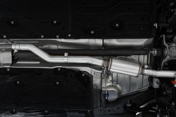 MBRP Aluminized Steel 4in OD Tip Single Side Exit 3in Cat Back Exhaust - 2022+ Maverick 2.0L - StickerFab
