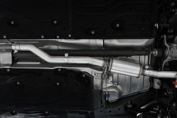 MBRP Aluminized Steel 4in OD Tip Single Side Exit 3in Cat Back Exhaust - 2022+ Maverick 2.0L - StickerFab