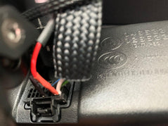 Mirror Tap to 12V RJ11 Escort / Valentine / Uniden Radar Detector Power Cord - Universal - StickerFab