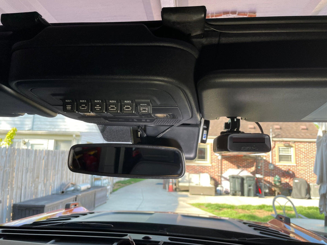 Mirror Tap to 12V RJ11 Escort / Valentine / Uniden Radar Detector Power Cord - Universal - StickerFab