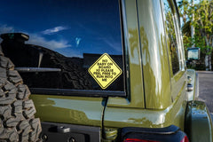 No Baby On Board Sticker 5